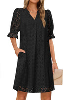 Floral Dress with Chic Cut-Out Design for Women