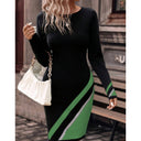 Chic Asymmetrical Knit Dress for Women