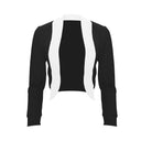 Chic Women's Blazer Jacket with Modern Design and Contrast Accents