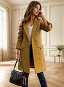Chic Double-Breasted Blazer Coat for Women
