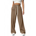 Stylish Women's Wide-Leg Leisure Pants with Elastic Waist