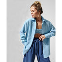 Chic Women's Long Sleeve Check Blouse