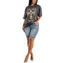 Fashion-Forward Women's High-Waisted Distressed Denim Shorts