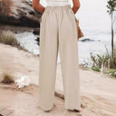 Chic Summer Pleated Wide-Leg Pants