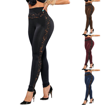Chic High-Waisted Patterned Leggings for Women