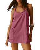 Chic Women's Tank Dress with Handy Side Pockets