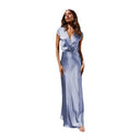 Chic V-Neck Maxi Dress for Women