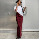 Flowing High Cut Maxi Skirt for Women
