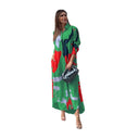 Vibrant Graphic Print Shirt Dress with Pockets