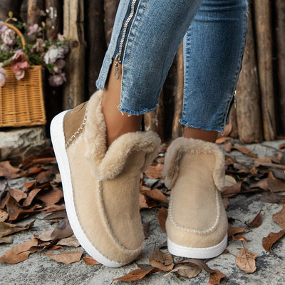 Stylish Women's Lined Sneakers with Velcro Closure and Grippy Sole