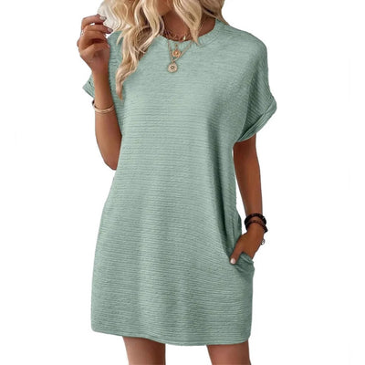 Chic Women's Dress with Convenient Pockets