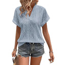 Women's Lace Embroidered Blouse Top