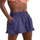 Chic Ruffle Women's Pants with Stretch Waist