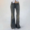 Vintage High-Waisted Flared Jeans for Women