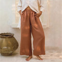Stylish Wide-Leg Linen Trousers for Women
