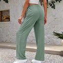 Women's Embroidered Wide Leg Trousers