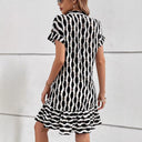 Polka Dot Ruffled Dress for Women