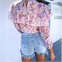 Trendy High-Waisted Destroyed Denim Shorts for Women