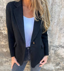 Chic Women's Blazer in Fine Textured Fabric
