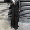 High-Waisted Flared Trousers for Women