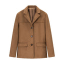 Chic Women's Blazer Jacket with Patch Pockets