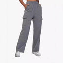 Stylish Women's Wide-Leg Cargo Pants with Pockets