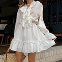 Chic Ruffle Detail Mini Dress for Women