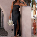 Chic Maxi Dress with Side Slit for Women