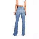 Chic High-Waisted Bootcut Jeans for Women