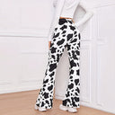 Trendy Animal Print Flared Leggings for Women