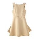Chic Cocktail Dress with Flared Skirt Design