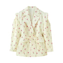 Chic Oversized Blazer with Belt Detail for Women