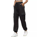 Women’s Cargo Pants with Stretch Waistband and Utility Pockets