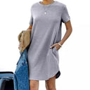 Chic Women's Dress with Handy Pockets