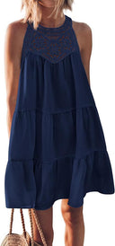 Chic Women's Summer Dress in Airy Fabric
