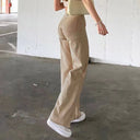 Chic Women's High-Waisted Flared Trousers
