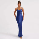 Women’s Chic Evening Dress with Spaghetti Straps