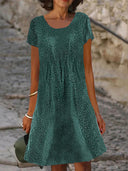 Trendy Women's Summer Dress with Chic Patterns