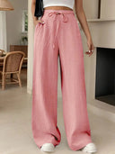 Chic High-Waisted Women’s Trousers