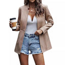 Chic Androgynous Blazer Jacket for Women