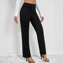 Chic High-Waisted Wide Leg Office Pants