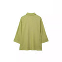 Stylish Women's Linen Blouse with Chic Design