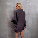 Chic Women's Blouse with Pockets in Airy Fabric