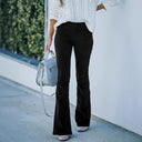 High-Waisted Flared Corduroy Pants for Women