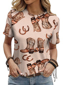 Western-Inspired Women's Graphic Tee