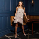 Ruffle Design Spaghetti Strap Dress for Women