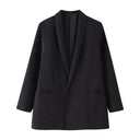 Chic Women's Blazer Jacket with Pockets