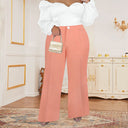 Chic High Waist Flared Pants for Women - Minimalist Design