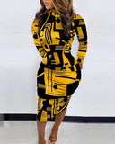 Artistic Women’s Form-Fitting Dress