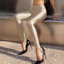 Shimmering High-Waist Women's Leggings